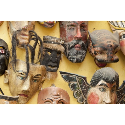 Mexico Masks on display in shop